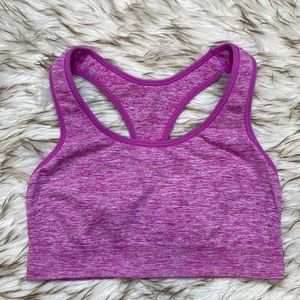 C9 by Champion Seamless Sports Bra Racerback Pink Purple Size Medium